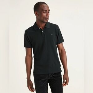BNWT Docker’s 100% Cotton Black Polo Shirt